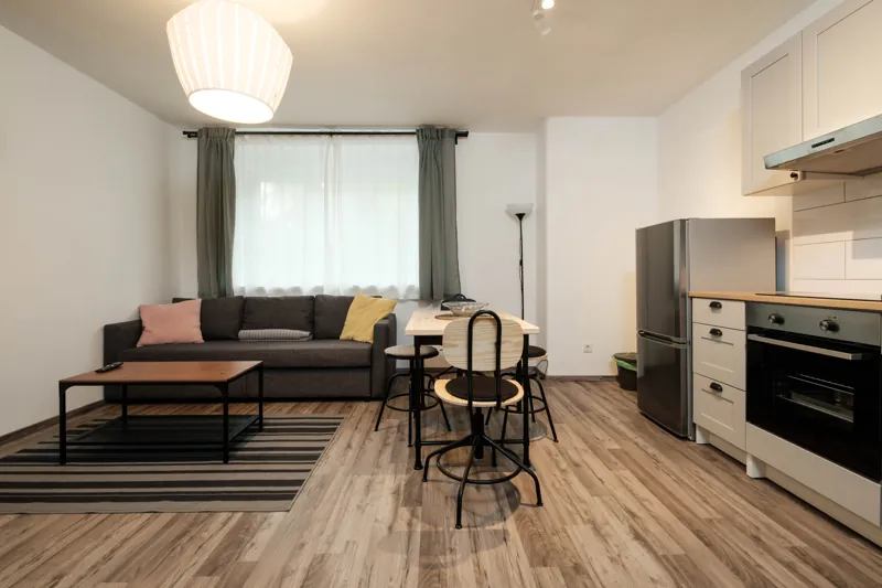 Living and dining area